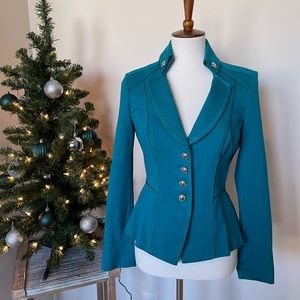 White House Black Market Teal Blazer